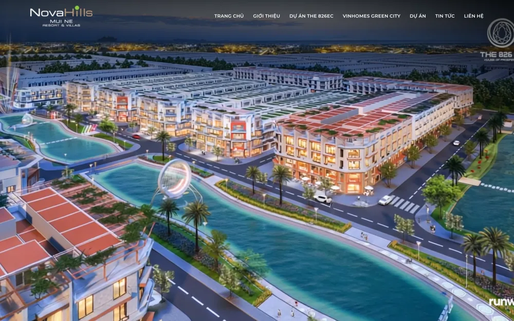 Website Nova Hills Mũi Né